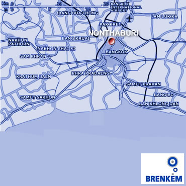 Brenkem, Thailand Map