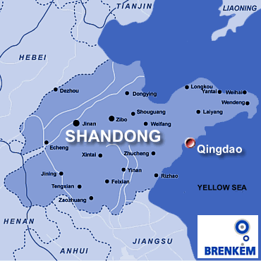 Brenkem, Shanong Map